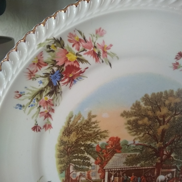 Autumn in Pennsylvania decorative ceramic plate - Picture 2 of 6